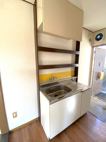長者ハイツのキッチン