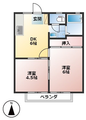 ベルメゾンの間取り
