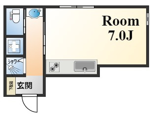 Walk one minutes 岡本の間取り