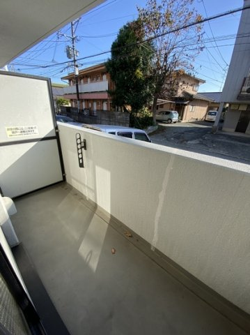 熊本市中央区黒髪５丁目の賃貸マンションのバルコニー