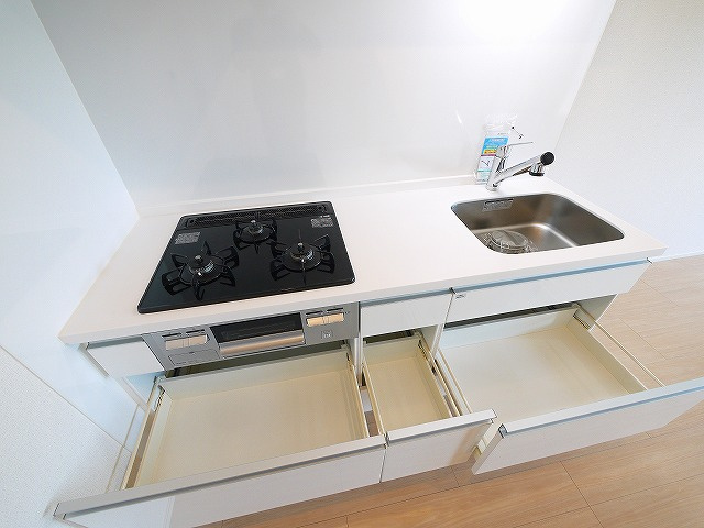 カーサレイメイの洗面所|明るい洗面所です