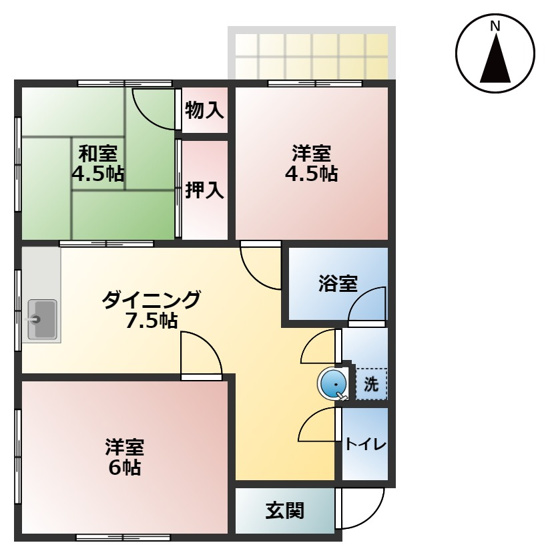 【間取り】 | メゾンドナカ