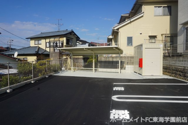 熊本市東区小山１丁目のアパートの駐車場