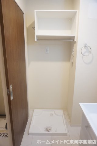 熊本市東区小山１丁目のアパートの洗面所