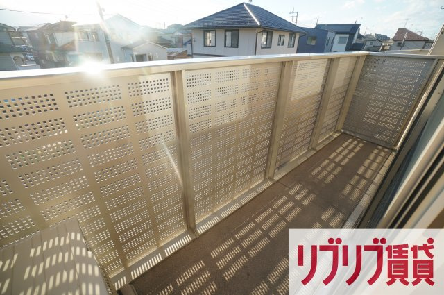 ピーノフォーリア弐番館のバルコニー