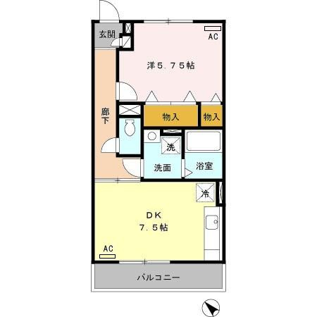 【間取り】 | Ｂｌａｎｃ　ＶｉｌｌａｇｅＡ