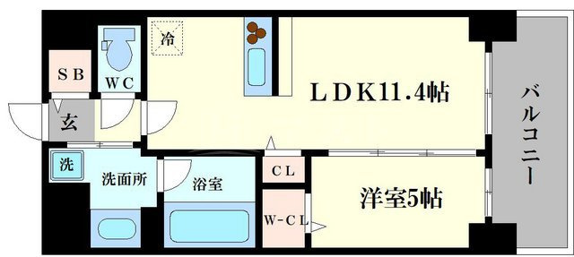 グランパシフィック花園Luxeの間取り