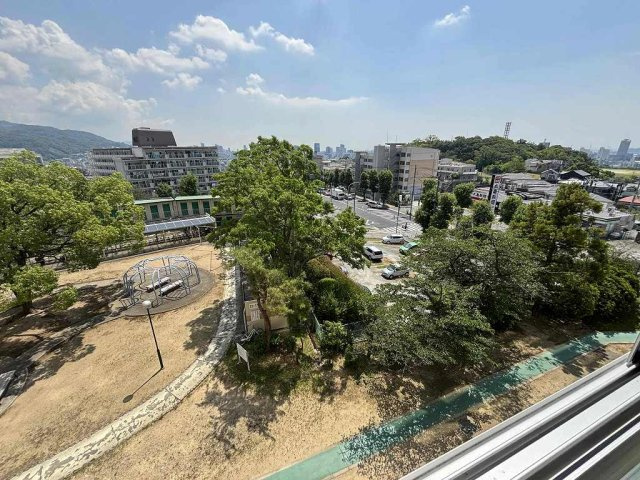夢野ハイタウン1号棟の展望
