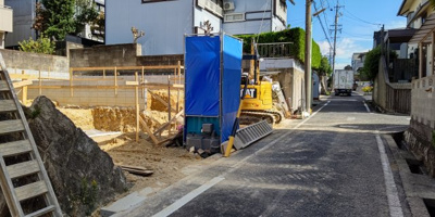 【前面道路含む現地写真】 | 千種区希望ヶ丘第2期　1号棟＜仲介手数料無料＞富士見台小学校・千種台中学校 | 10/20撮影
千種区の不動産売買の事ならマックスバリュで住まい相談エムワイホームにお任せください。