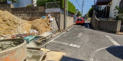 【前面道路含む現地写真】 | 千種区希望ヶ丘第2期　2号棟＜仲介手数料無料＞富士見台小学校・千種台中学校 | 8/27撮影
千種区の不動産売買の事ならマックスバリュで住まい相談エムワイホームにお任せください。