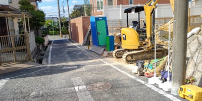 【前面道路含む現地写真】 | 千種区希望ヶ丘第2期　2号棟＜仲介手数料無料＞富士見台小学校・千種台中学校 | 10/20撮影
千種区の不動産売買の事ならマックスバリュで住まい相談エムワイホームにお任せください。