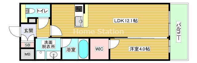 【間取り】 | マレテーラ海老江