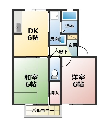 ファミールＫの間取り