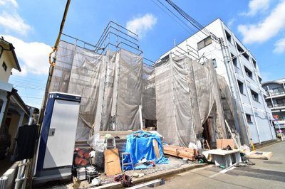 【外観】 | 東大和市南街5丁目　1号棟 | 1号棟　2号棟　10月完成予定