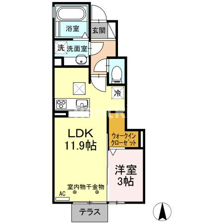 ルピナスの間取り