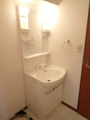 【独立洗面台】 | パティオ【SHM】 | シャンプードレッサーで忙しい朝にも寝癖の付いた頭にも優しい☆お化粧するときにも大活躍です♪