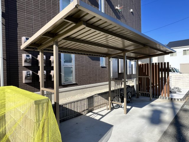 フローラルコートのその他共用部分|自転車置き場、敷地内ゴミ置き場