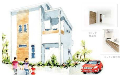 【外観パース】 | 海老名市浜田町　新築戸建て　全２棟　【仲介手数料無料】 | 【仲介手数料無料でご紹介可能です】大樹不動産