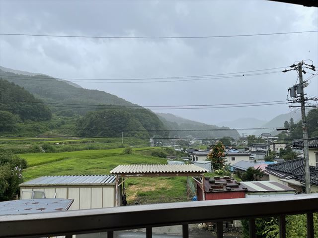 伊那市高遠町長藤　中古住宅の展望