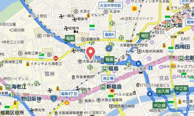 【地図】 | エスリード福島WEST