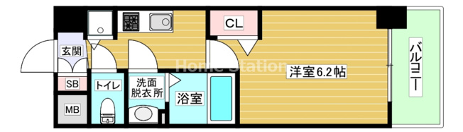 【間取り】 | ララプレイス梅田西イルミナーレ
