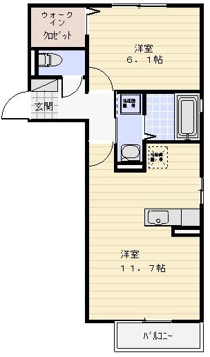 Ｍａｉｓｏｎ・Ｄｅ・Ｃｈａｎｃｅ（メゾンドシャンス）の間取り