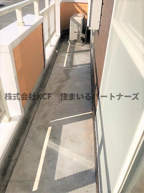 メゾン・ド・ミレニアムD棟のバルコニー|陽当たり良好なバルコニーです