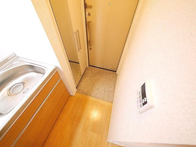 ベルオーブⅤの玄関|落ち着いた玄関です