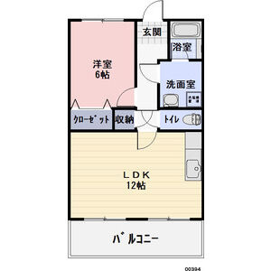 ハイツロザージュの間取り