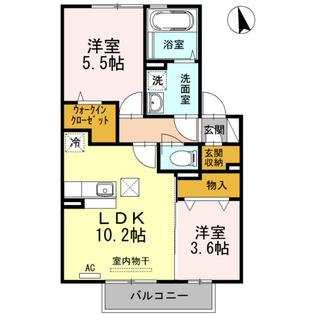 ウィンノーブル【キャッシュバック対象】の間取り