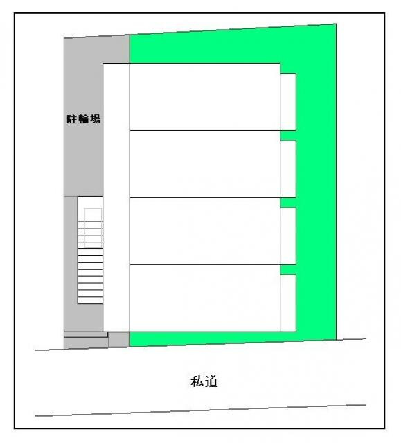 船橋市三山２丁目のアパートの区画図