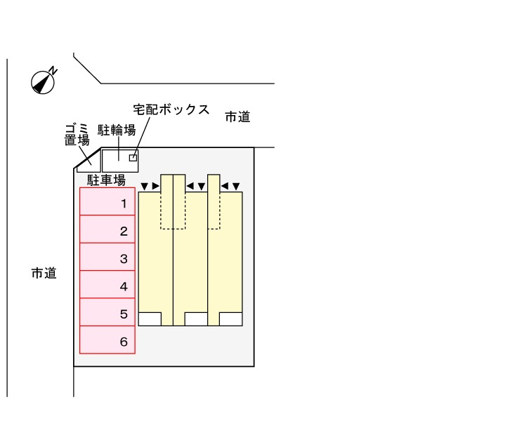 リヴィエールⅢの区画図