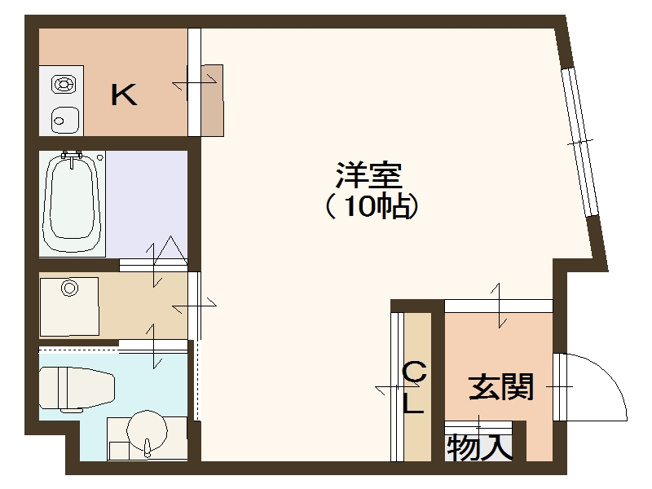 【間取り】 | マンション・イン・天下茶屋