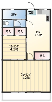 ガーデンR2の間取り