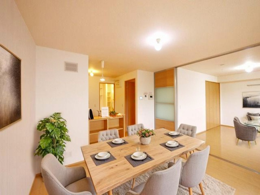 シャルマンヴィラの居間・リビング|CGで家具等を配置したもので家具等は含まれません