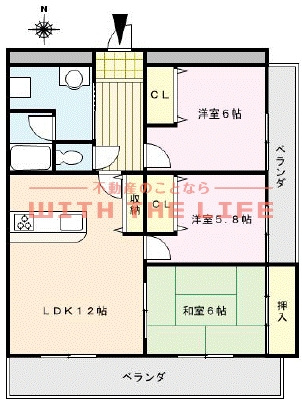 パティオ七夕【キャッシュバック対象物件】の間取り