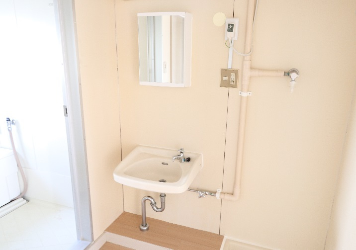 ビレッジハウス米子2号棟の洗面所