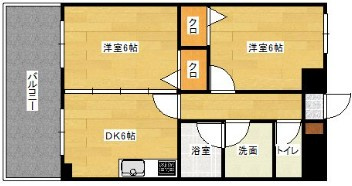 アーバンクルーザー六ツ門の間取り