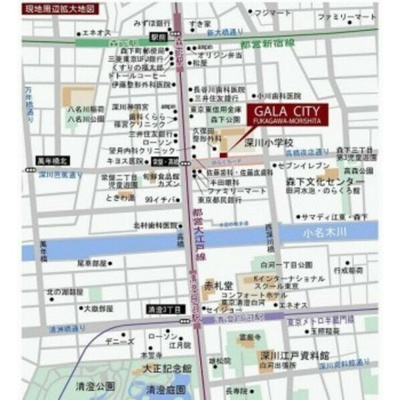 【地図】 | ガーラ・シティ深川森下