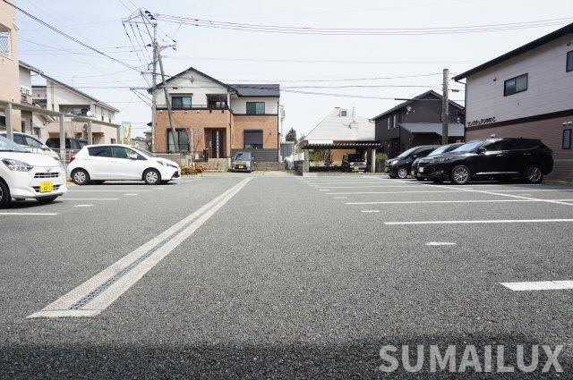 熊本市東区御領３丁目のアパートの駐車場