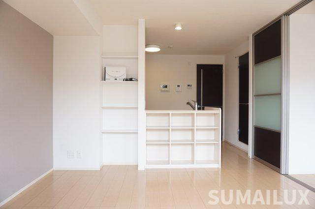 熊本市東区御領３丁目のアパートの居間・リビング