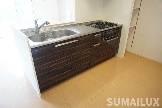 熊本市東区御領３丁目のアパートのキッチン