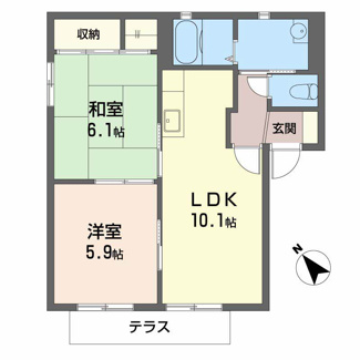 【間取り】 | リビエール綾園壱番館、弐番館、参番館