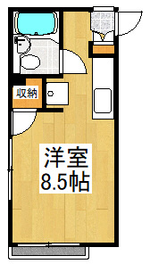 グランドヒル岡上Bの間取り