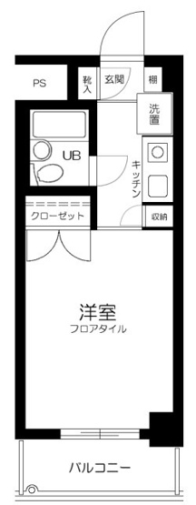 【間取り】 | モナークマンション武蔵新城第2