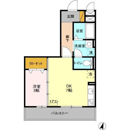 ドミール・ヤマキの間取り