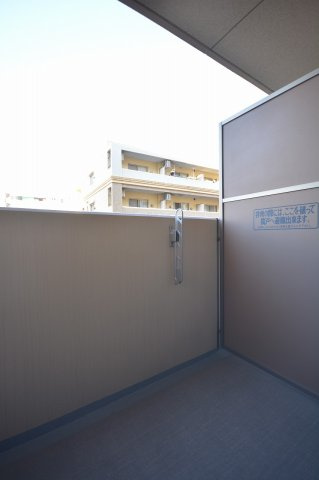 スワンズシティ難波南のバルコニー