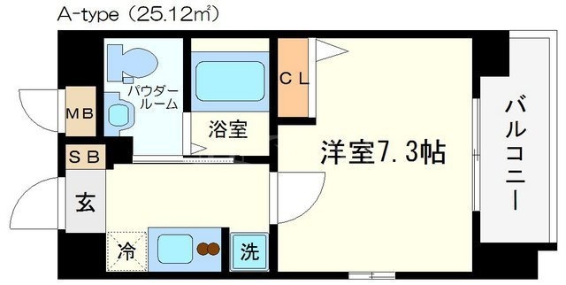 ＬＣ難波西の間取り