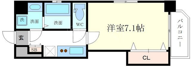 ＬＣ難波ミラージュの間取り