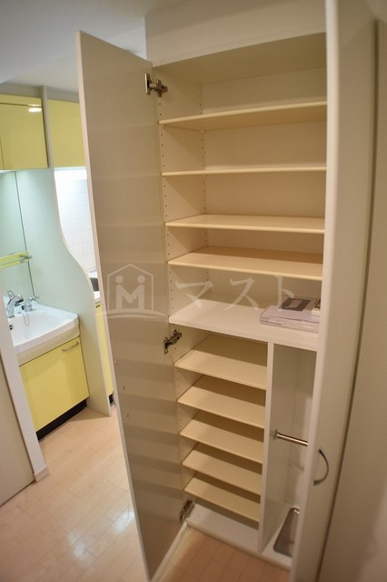 プレサンス難波リバーオアシスの玄関|沢山収納出来るシューズボックス